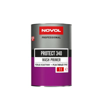 Грунт реактивный Novol Protect 340 Wash Primer, красный, комплект (1+1 л)