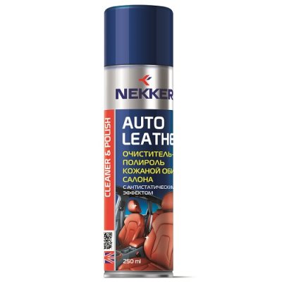 Очиститель-полироль для кожи Nekker, аэрозоль, 250 мл