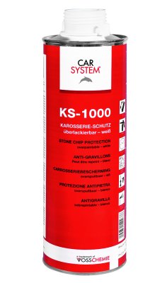 Покрытие Carsystem KS-1000 антигравийное антикоррозийное, серое, 1 л