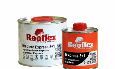 Лак акриловый экспресс Reoflex C-06 3+1, комплект (0.5+0.17л)