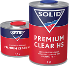 Лак Solid 2+1 PREMIUM CLEAR HS, комплект (1.0 + 0.5 л)