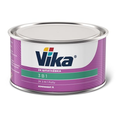 Шпатлевка 2К 3 в 1 комплексная 1.8 кг , Vika