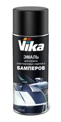 Эмаль акриловая аэрозольная Vika для пластика и бамперов