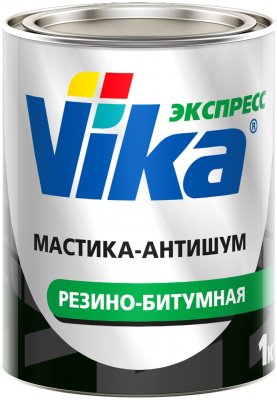 Мастика Vika резино-битумная, черная, 1 кг