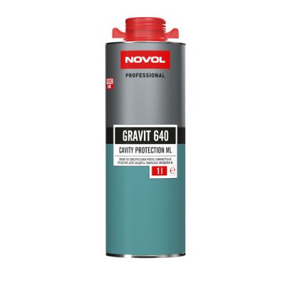 Антикор Novol Gravit 640 ML для защиты закрытых профилей, 1 л