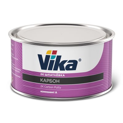 Шпатлевка 2К карбон (углеволокно) 1.8 кг, Vika