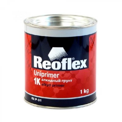 Грунт Reoflex алкидный 1К, серый, 1 кг