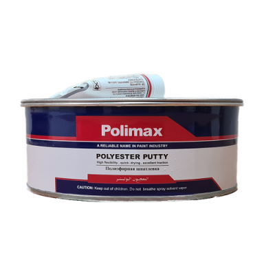 Шпатлевка Polimax универсальная, 1 кг (комплект)