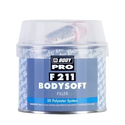 Шпатлевка HB Body PRO F211 SOFT универсальная мягкая, 0.25 кг
