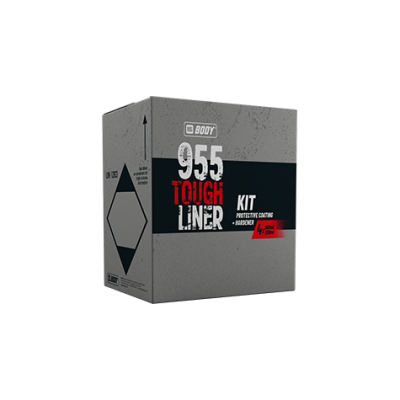Защитное покрытие HB Body 955 TOUGH LINER, колеруемое, комплект 4 шт (0.6 + 0.2 л)