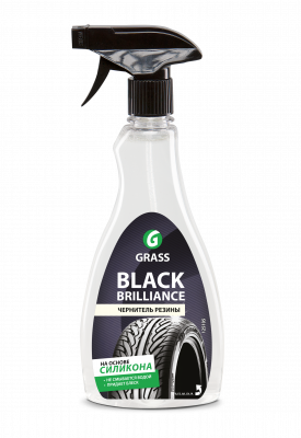 Полироль чернитель шин Grass Black Brilliance 125105, 500 мл