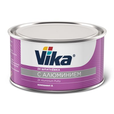 Шпатлевка 2К с алюминием 1.8 кг, Vika