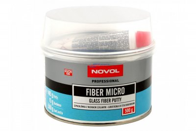 Шпатлевка с микростекловолокном Novol Fiber Micro, 0.5 кг