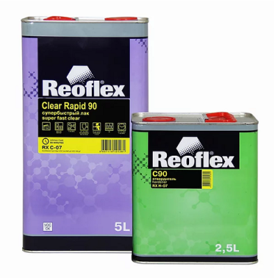 Лак акриловый Reoflex 2+1 UHS Rapid, комплект (5л + 2.5л)