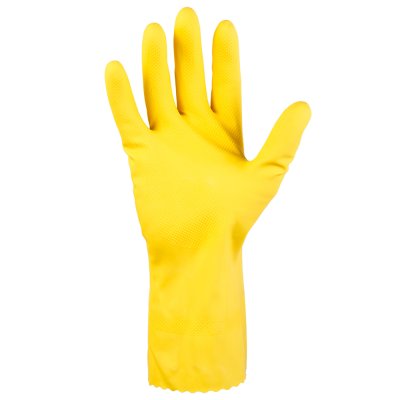 Перчатки латексные химически стойкие Jeta Pro JL711, желтые, размер M
