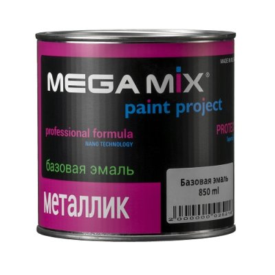 Эмаль базисная MegaMix, Ниагара 383, 0.85 л