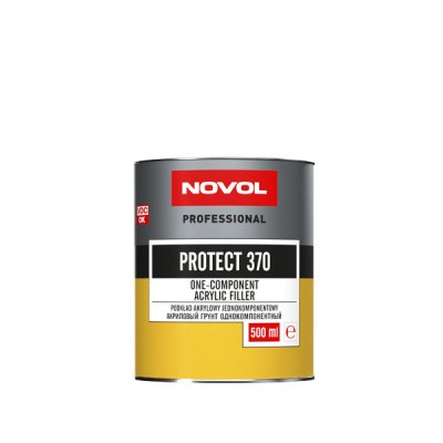 Грунт акриловый Novol Protect 370 1K, серый, 0.5 л