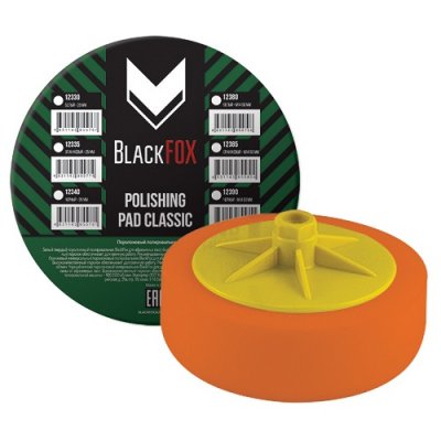 Круг Blackfox Classic полировальный, оранжевый универсальный, M14, 150*50 мм