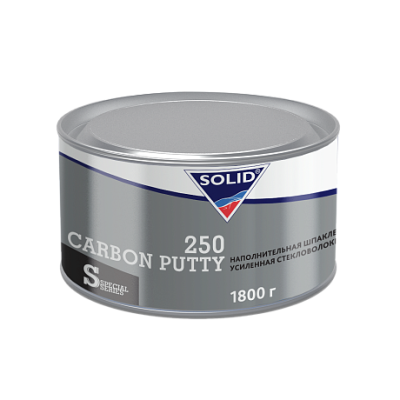 Шпатлевка с углеволокном Solid 250 CARBON, 1 кг