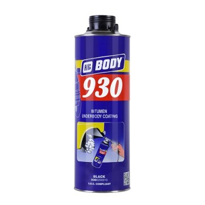 Антикор для краскопульта HB Body 930 Bitumen, черный, 1 л